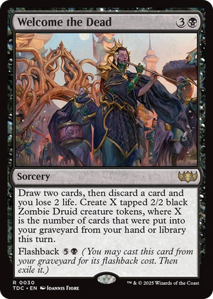 0030 Welcome the Dead R Commander: Tarkir: Dragonstorm