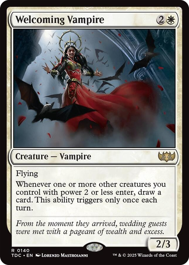 0140 Welcoming Vampire R Commander: Tarkir: Dragonstorm