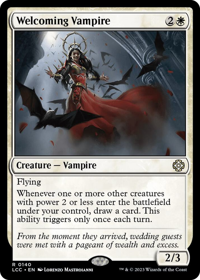 0140 Welcoming Vampire R Commander: The Lost Caverns of Ixalan