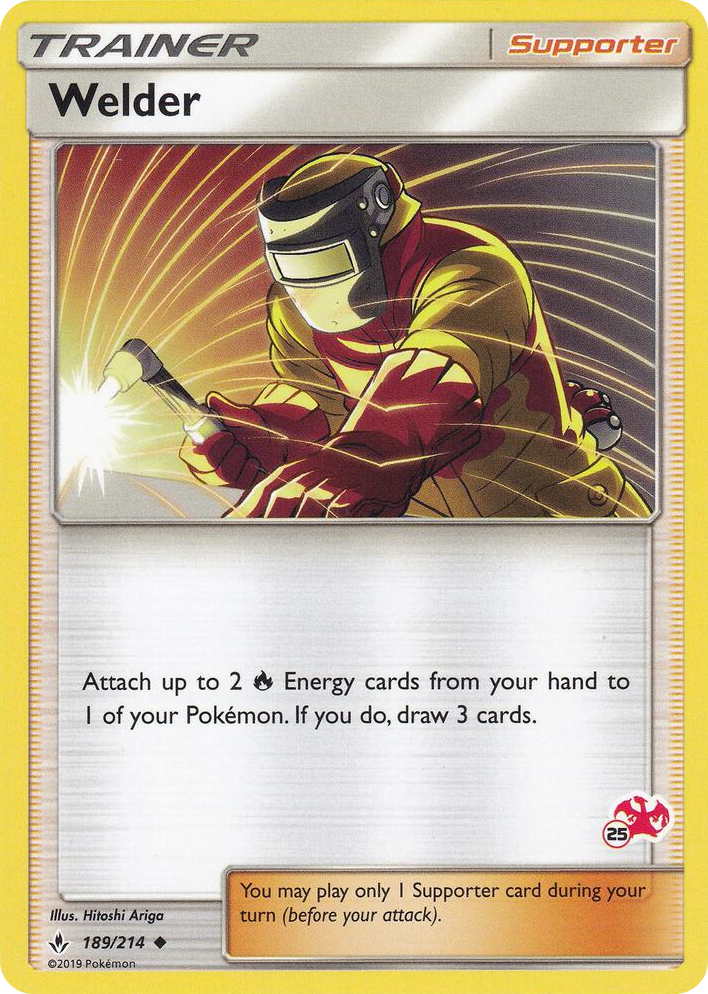0189 Welder - 189/214 (#25 Charizard Stamped) Promo Battle Academy