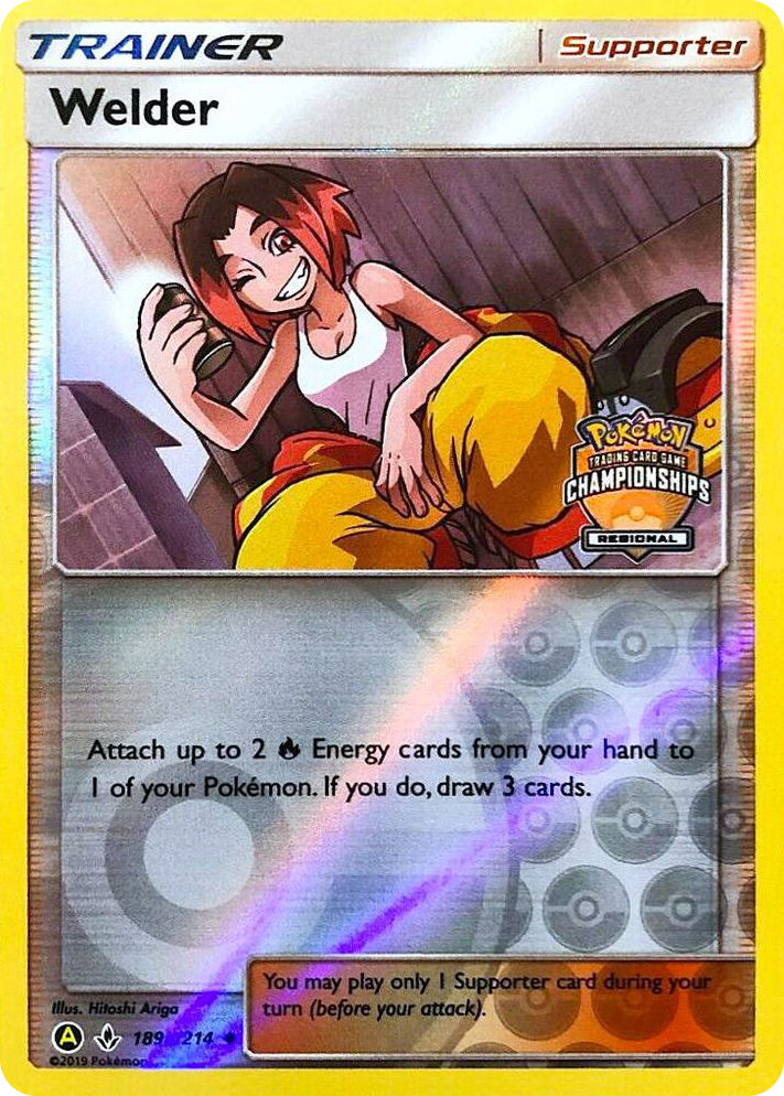 0189a Welder - 189a/214 (Regional Championships) Promo League & Championship Cards