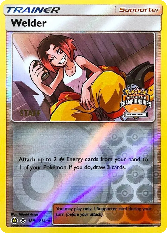 0189a Welder - 189a/214 (Regional Championships) [Staff] Promo League & Championship Cards