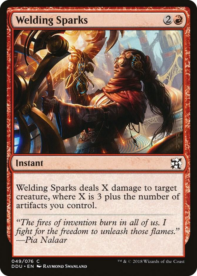 0049 Welding Sparks C Duel Decks: Elves vs. Inventors
