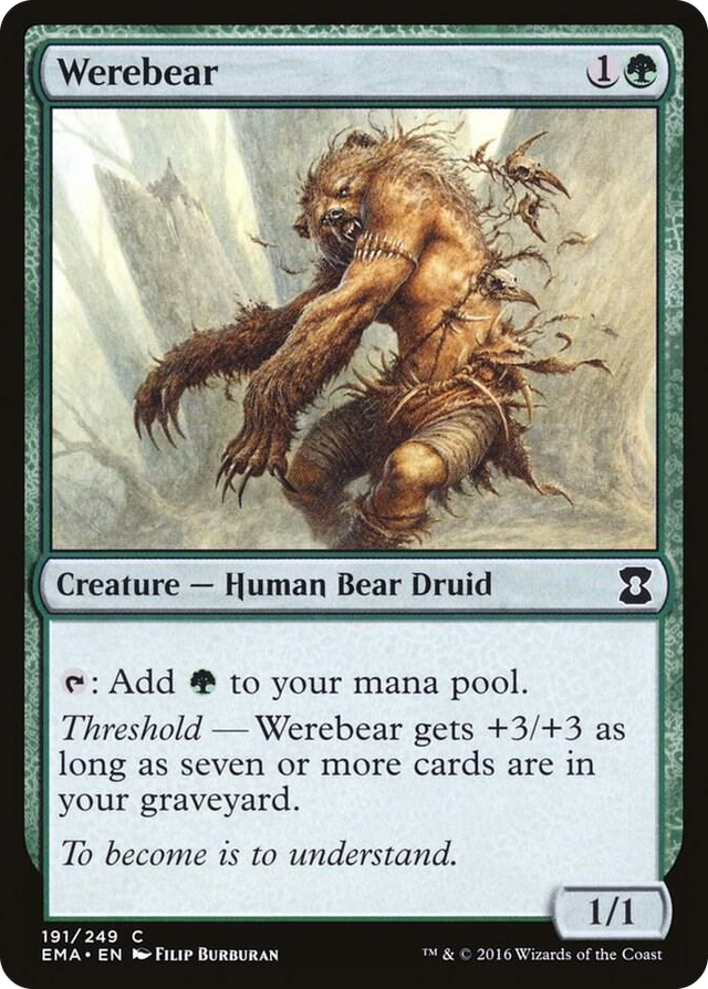 0191 Werebear C Eternal Masters