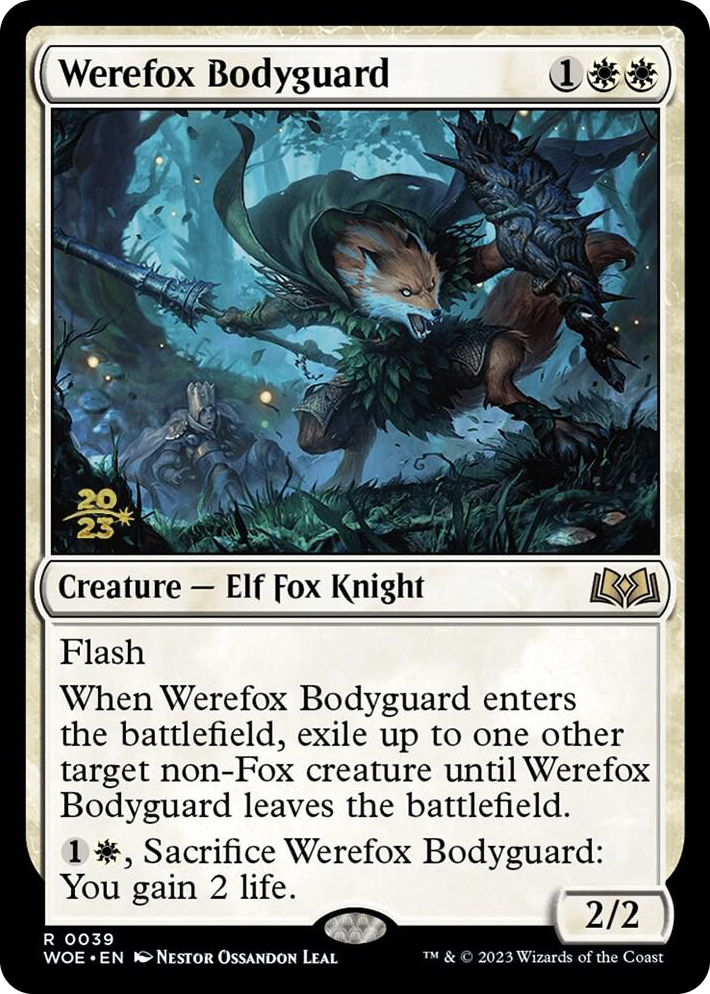 0039 Werefox Bodyguard R Prerelease Cards