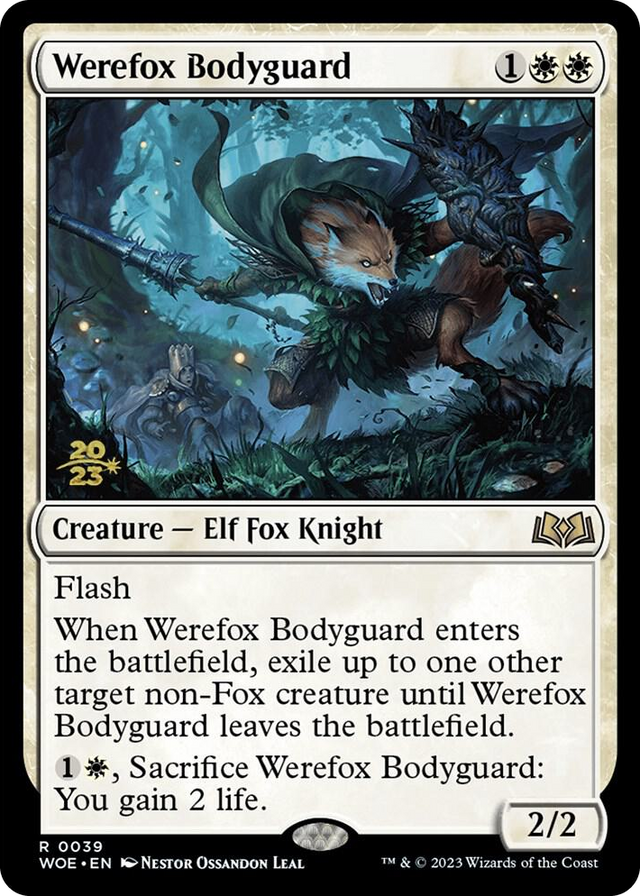 0039 Werefox Bodyguard R Prerelease Cards