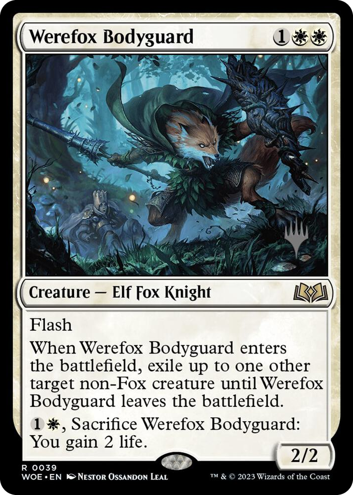 0039 Werefox Bodyguard R Promo Pack: Wilds of Eldraine