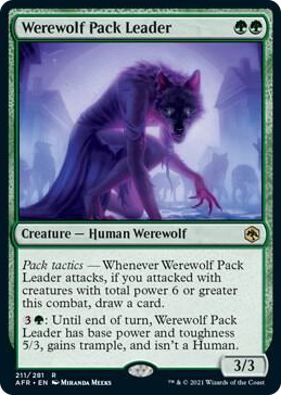0211 Werewolf Pack Leader R Adventures in the Forgotten Realms