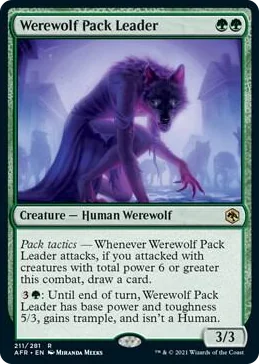0211 Werewolf Pack Leader R Adventures in the Forgotten Realms