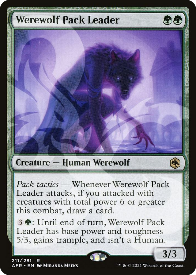 0211 Werewolf Pack Leader R AFR Ampersand Promos