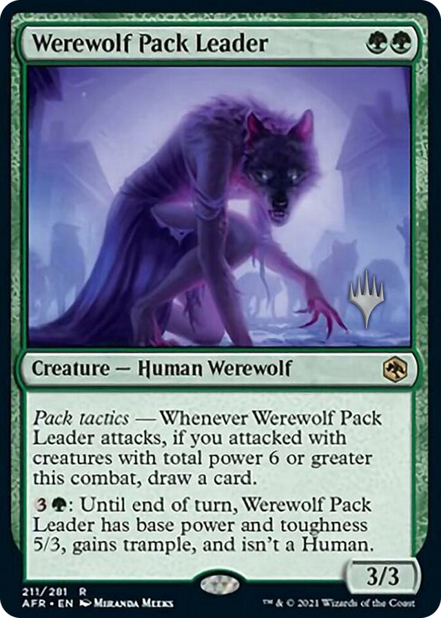 0211 Werewolf Pack Leader R Promo Pack: Adventures in the Forgotten Realms