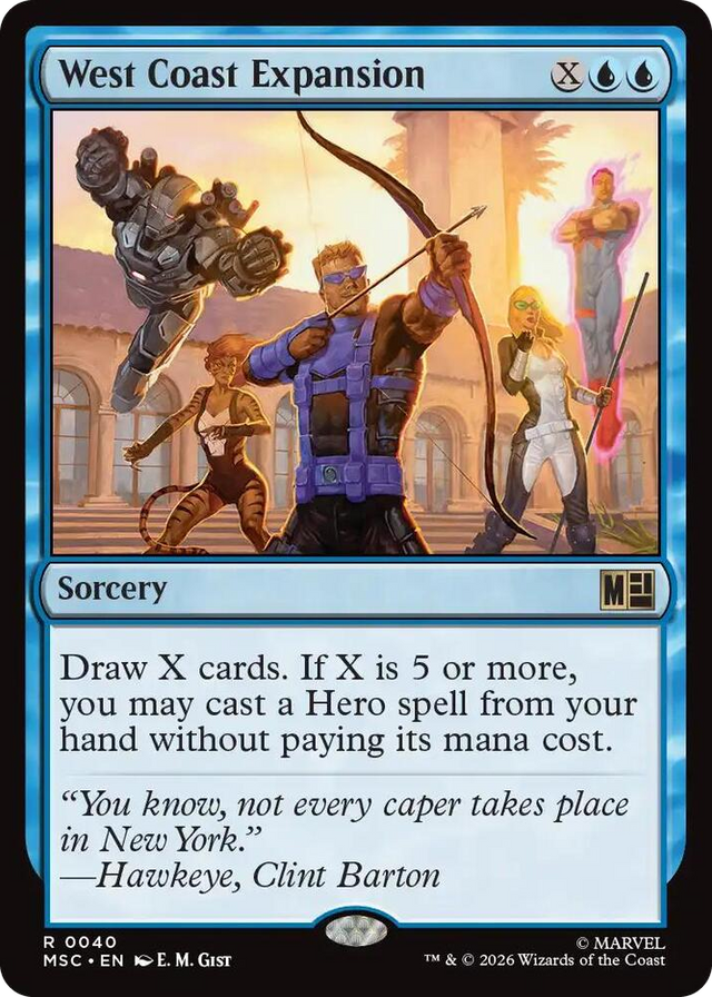 0040 West Coast Expansion R Commander: Marvel Super Heroes