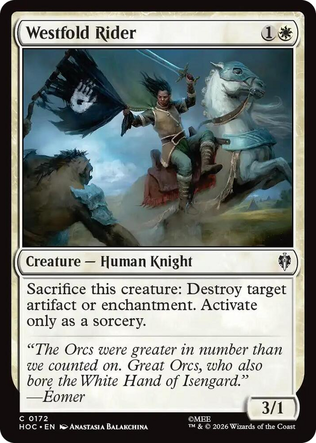 0172 Westfold Rider C The Hobbit: Eternal-Legal
