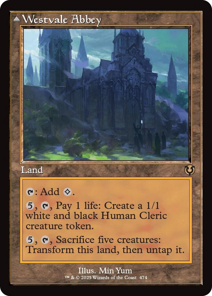 Westvale Abbey (Retro Frame) #474 R - Innistrad Remastered Pokemon card