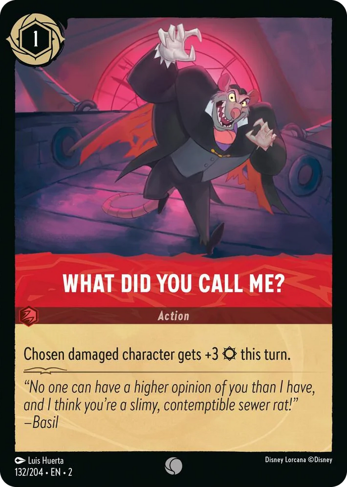 What Did You Call Me? #132 Common - Rise of the Floodborn Pokemon card