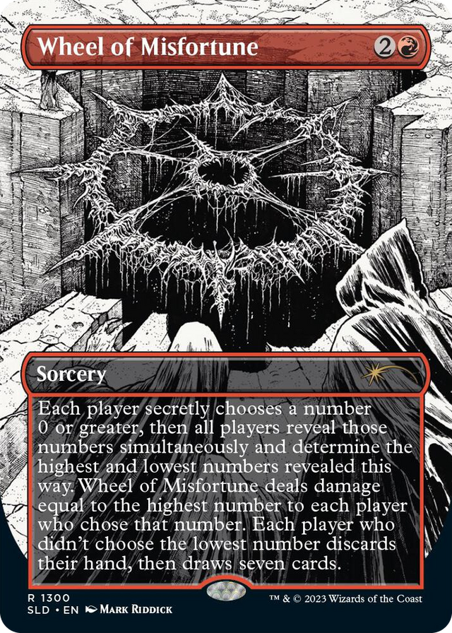 1300 Wheel of Misfortune (1300) R Secret Lair Drop Series