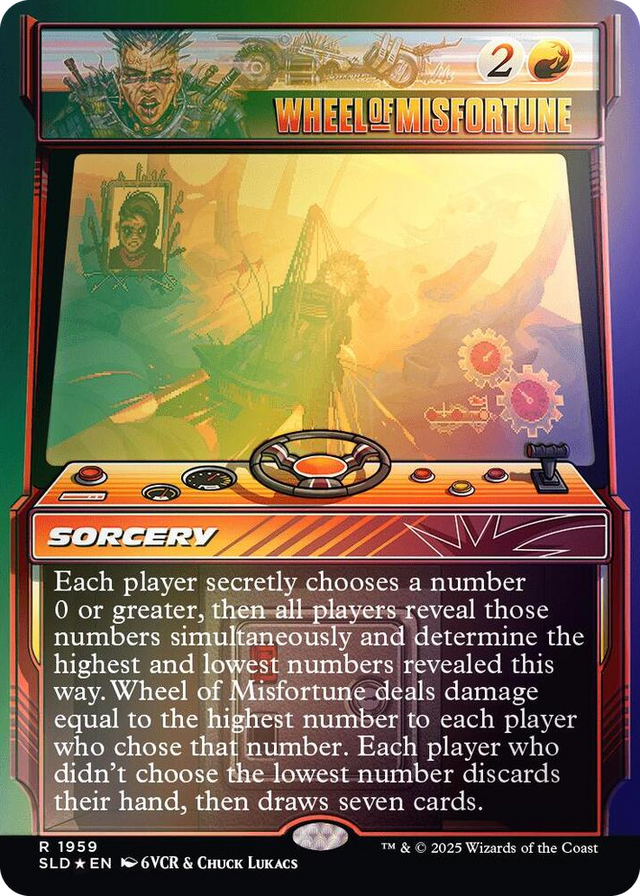 1959 Wheel of Misfortune (1959) (Rainbow Foil) R Secret Lair Drop Series