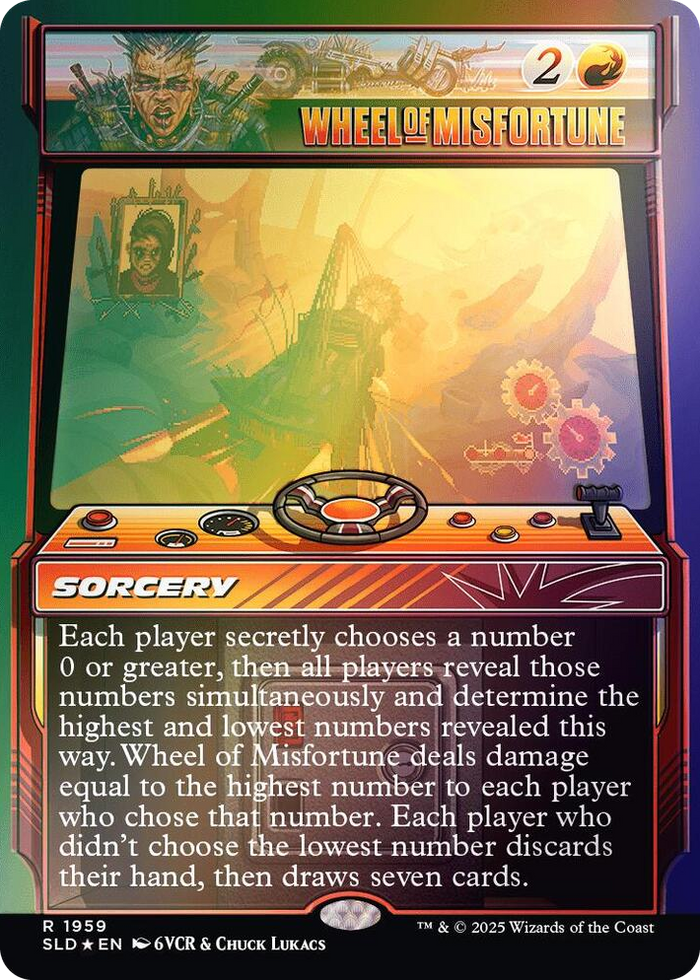 Wheel of Misfortune (1959) (Rainbow Foil) #1959 R - Secret Lair Drop Series Pokemon card