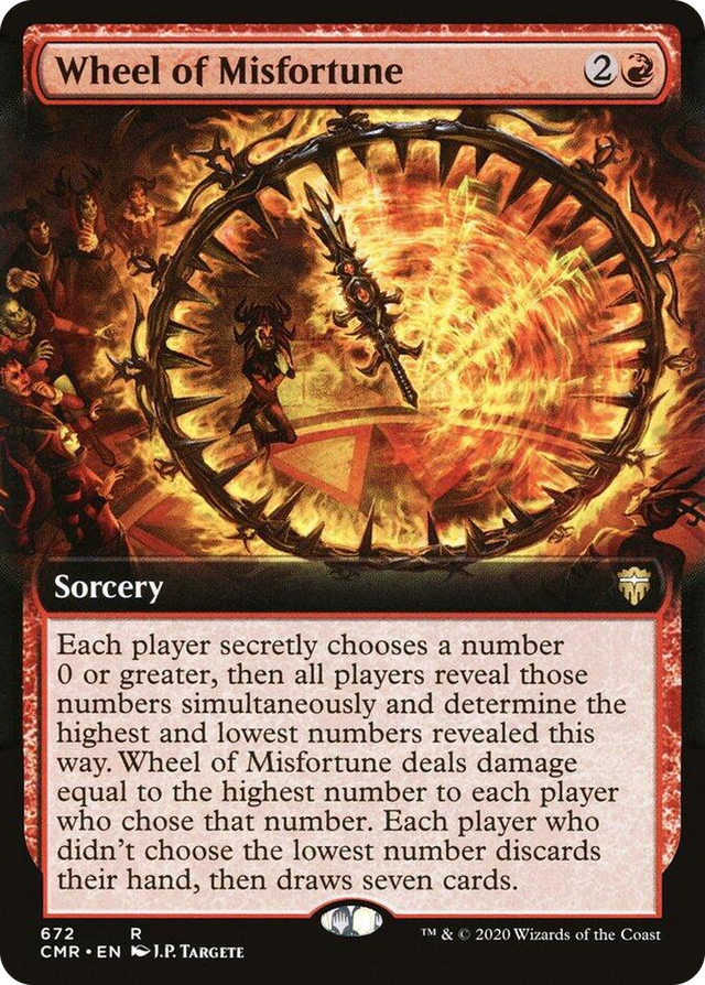0672 Wheel of Misfortune (Extended Art) R Commander Legends