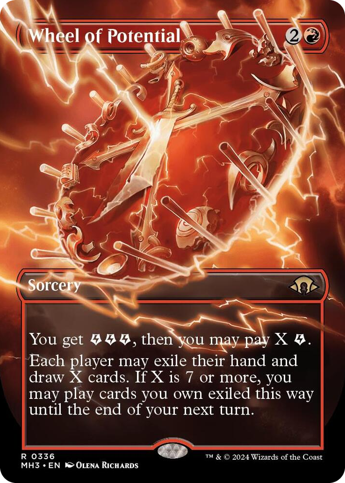 0336 Wheel of Potential (Borderless) R Modern Horizons 3