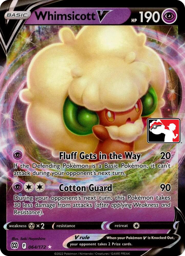 0064 Whimsicott V Ultra Rare Prize Pack Series Cards