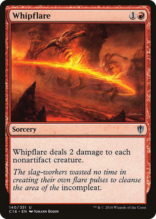 Whipflare #140 U - Commander 2016 Pokemon card
