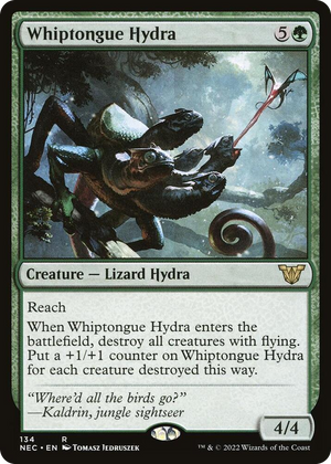 0134 Whiptongue Hydra R Commander: Kamigawa: Neon Dynasty