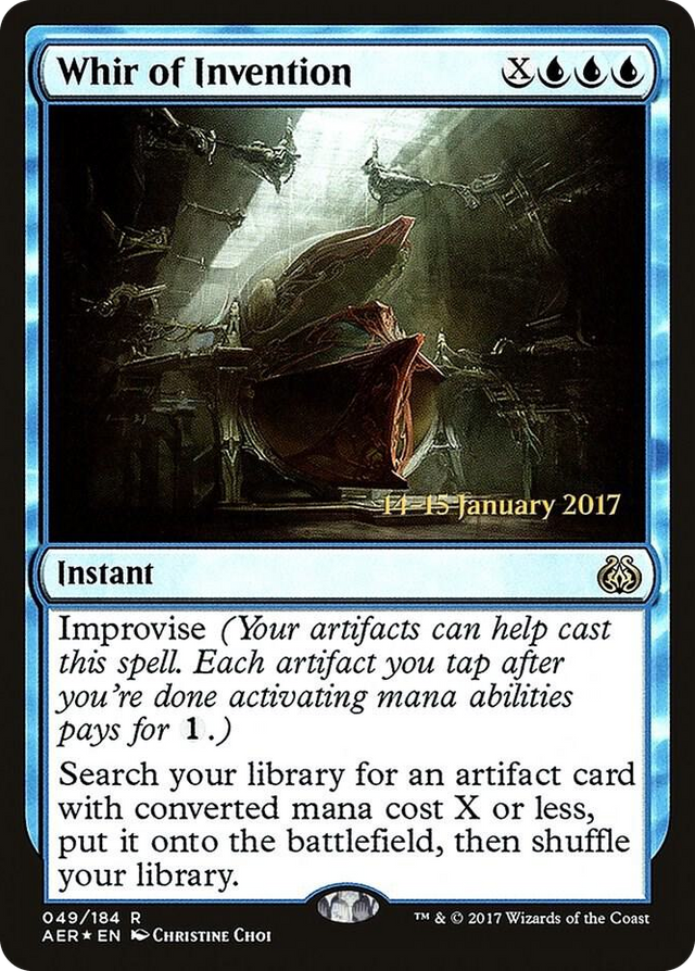 0049 Whir of Invention R Prerelease Cards