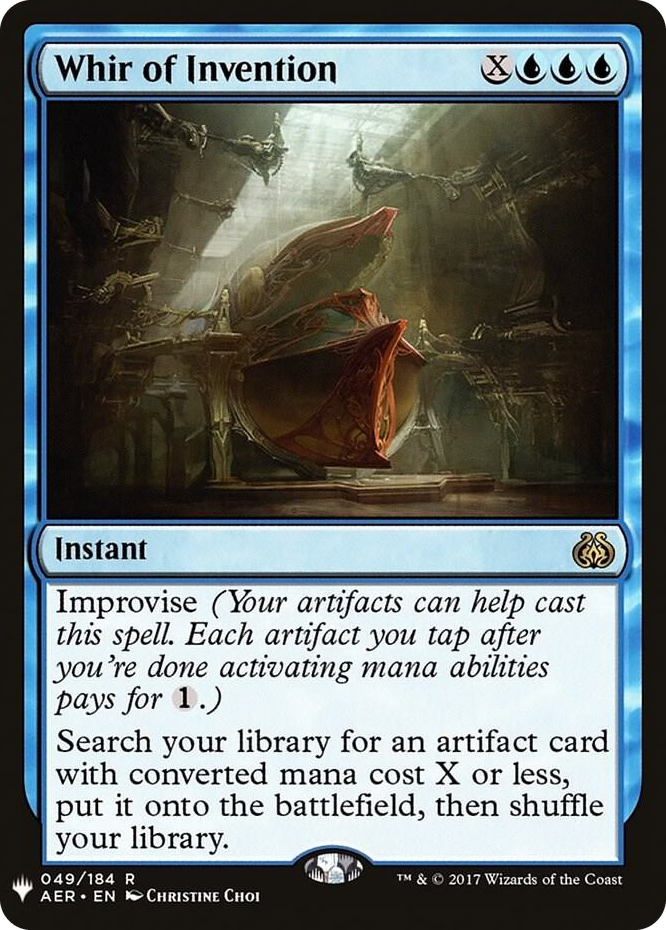 0049 Whir of Invention R The List Reprints