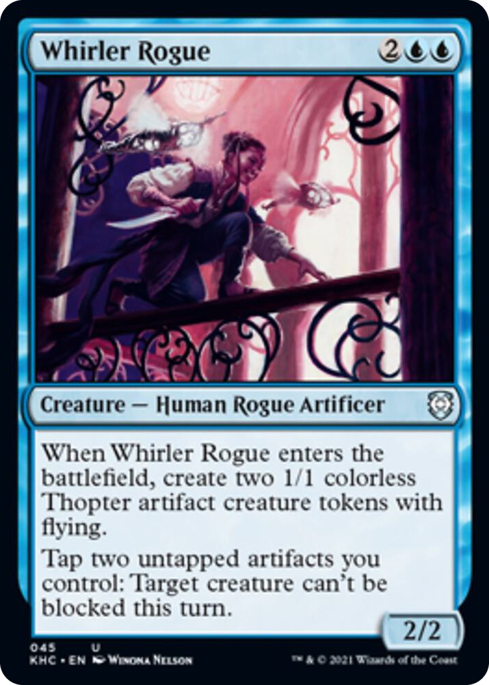 0045 Whirler Rogue U Commander: Kaldheim