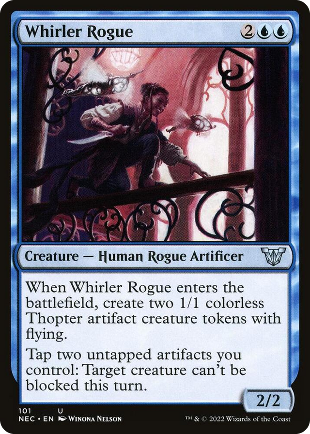 0101 Whirler Rogue U Commander: Kamigawa: Neon Dynasty