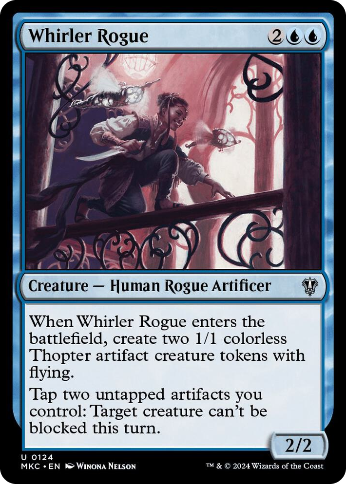 0124 Whirler Rogue U Commander: Murders at Karlov Manor