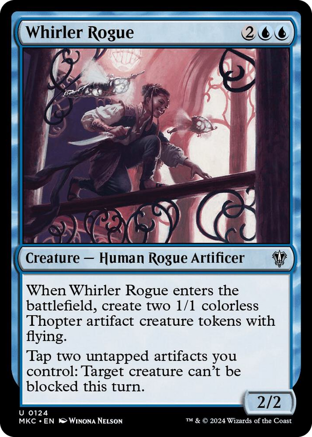 0124 Whirler Rogue U Commander: Murders at Karlov Manor