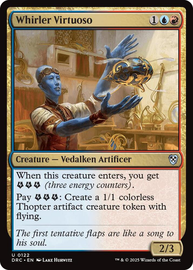 0122 Whirler Virtuoso U Commander: Aetherdrift