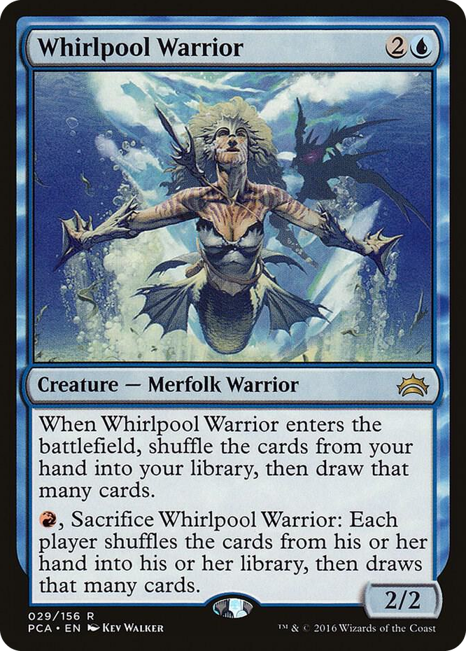 Whirlpool Warrior #29 R - Planechase Anthology Pokemon card