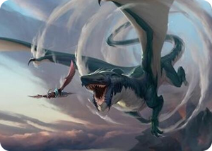 0027 Whirlwing Stormbrood Art Card (27/54) S Art Series: Tarkir: Dragonstorm