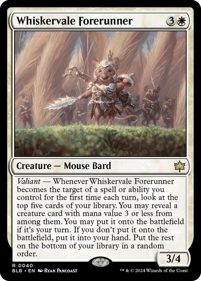 0040 Whiskervale Forerunner R Bloomburrow