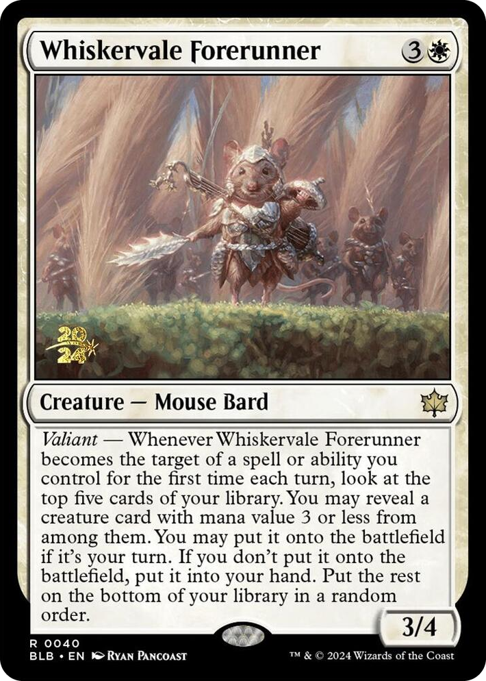 0040 Whiskervale Forerunner R Prerelease Cards