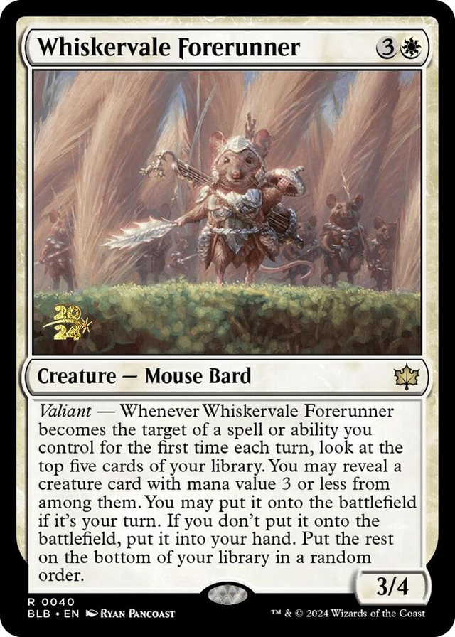 0040 Whiskervale Forerunner R Prerelease Cards