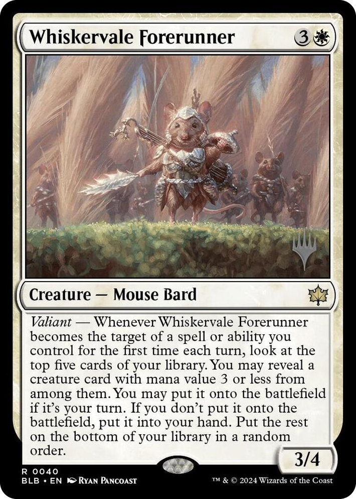0040 Whiskervale Forerunner R Promo Pack: Bloomburrow