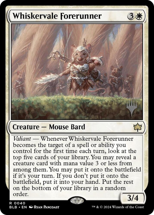 0040 Whiskervale Forerunner R Promo Pack: Bloomburrow
