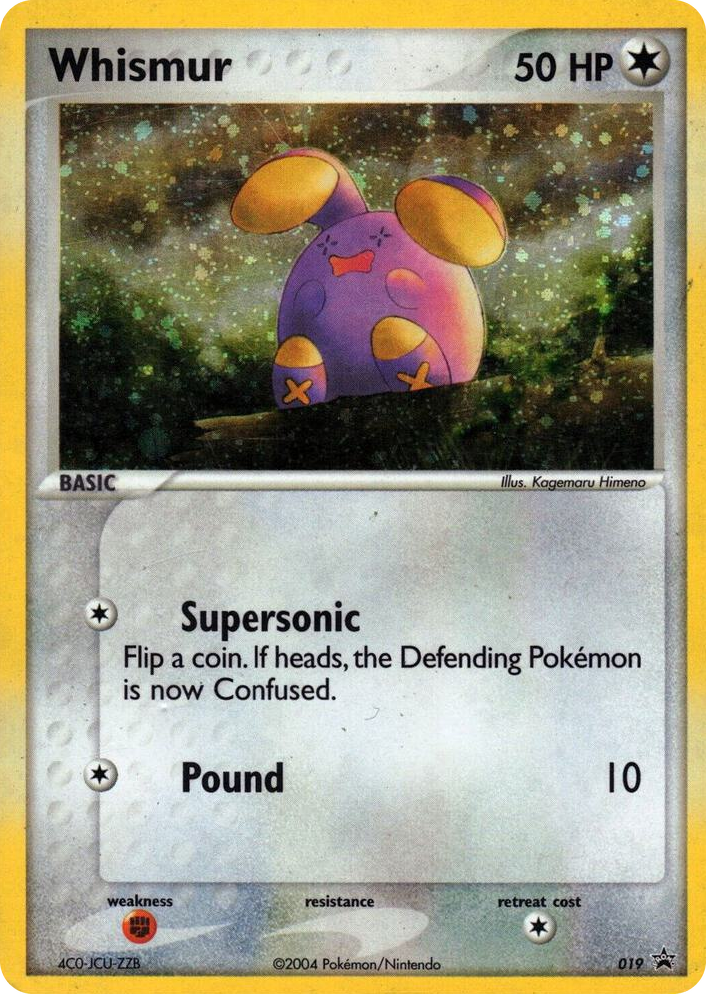 0019 Whismur - 019 (EX Deck Tin) Promo Nintendo Promos