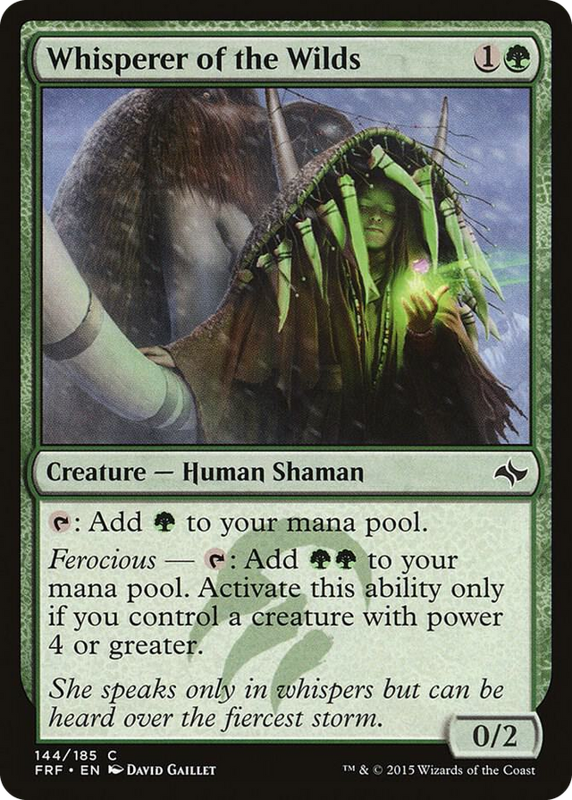 0144 Whisperer of the Wilds C Fate Reforged