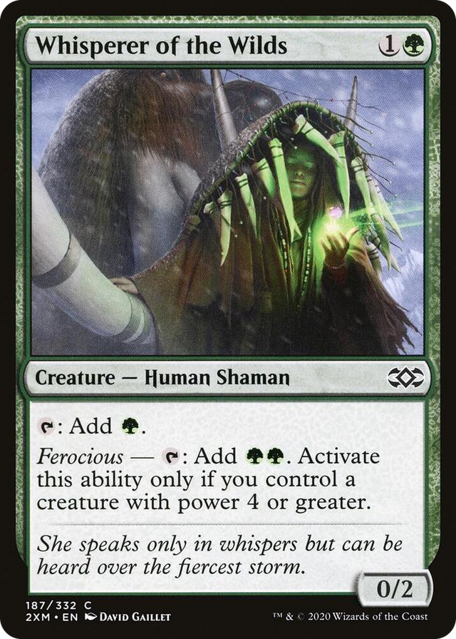 0187 Whisperer of the Wilds C Double Masters