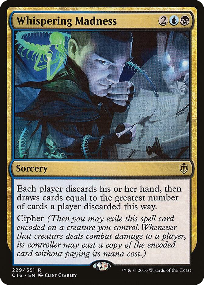 Whispering Madness #229 R - Commander 2016 Pokemon card