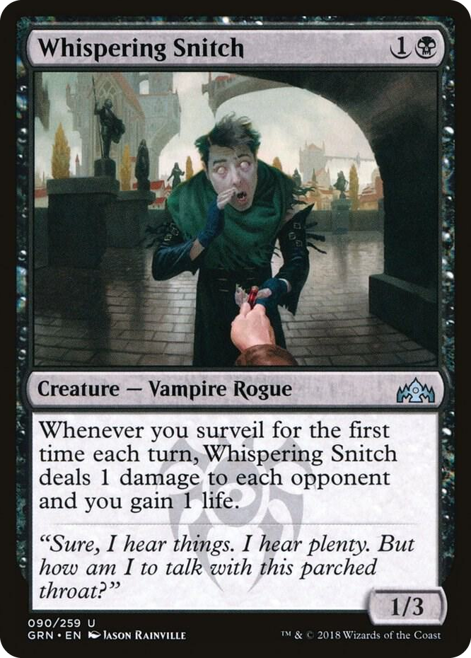 0090 Whispering Snitch U Guilds of Ravnica