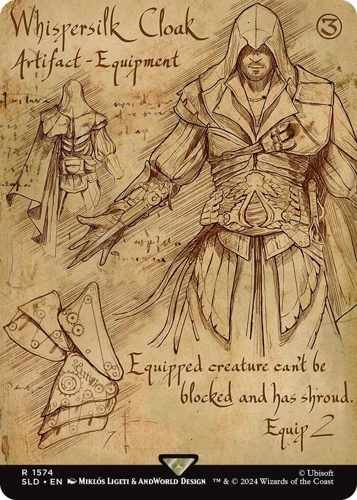 1574 Whispersilk Cloak R Secret Lair Drop Series
