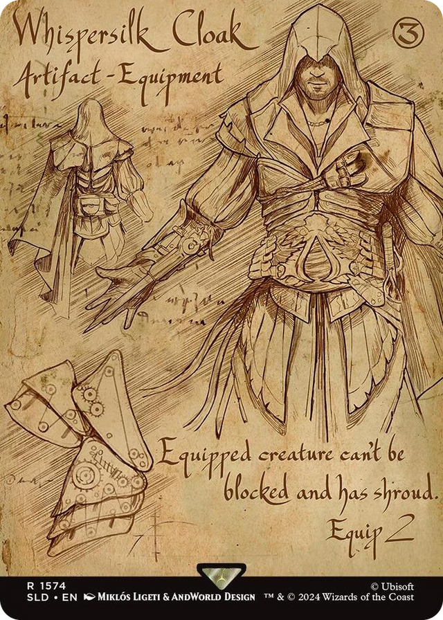 1574 Whispersilk Cloak R Secret Lair Drop Series