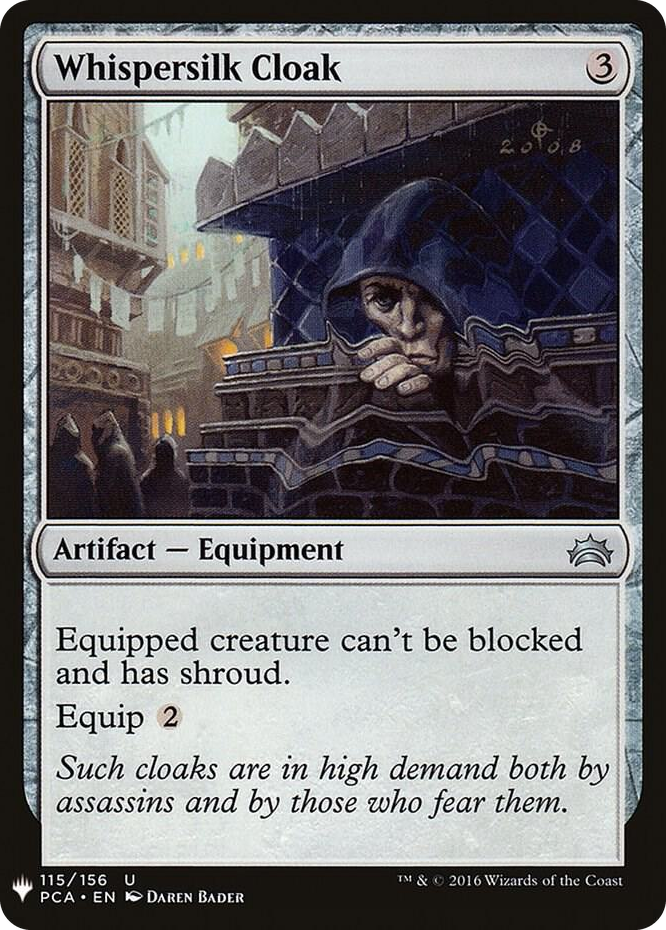 Whispersilk Cloak (PCA) #115 U - The List Reprints Pokemon card