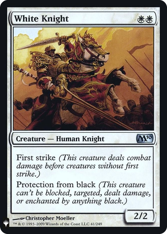 0041 White Knight U The List Reprints
